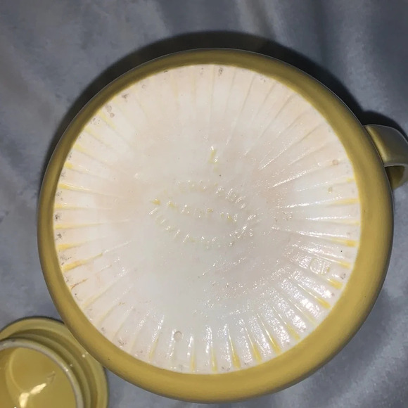 Villeroy and Boch vintage yellow tea pot 4 made in Luxembourg personal coffee - Picture 11 of 15